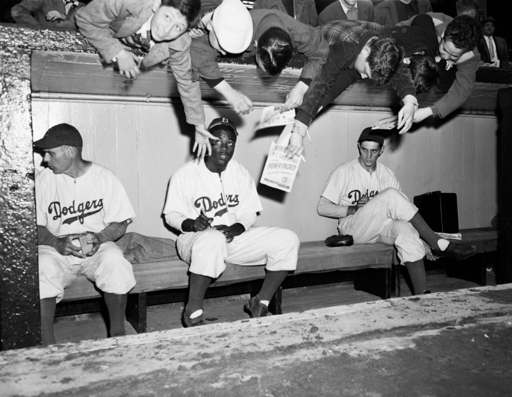 In the Dugout With Jackie Robinson
