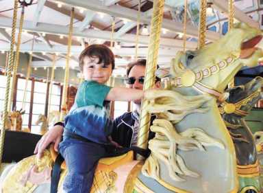 Free rides at the Carousel