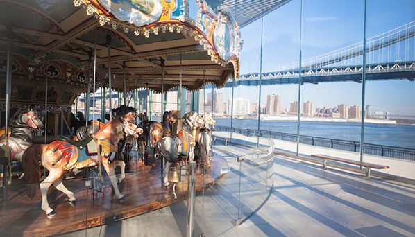 Janes Carousel is a must visit at Brooklyn Bridge Park