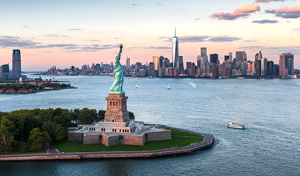 Statue of Liberty and Ellis Island