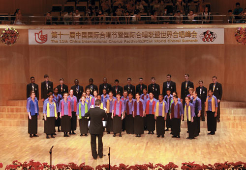 Young People’s Chorus spreads peace around the world