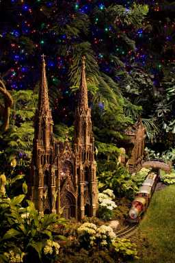 NYBG Holiday Train Show — St. Patrick’s Cathedral — by Robert Benson