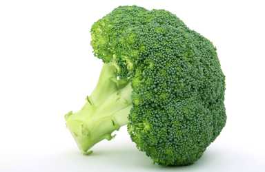 Fresh green vegetable, isolated over white