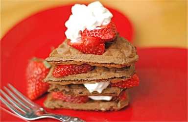 Chocolate-Malt-Waffles