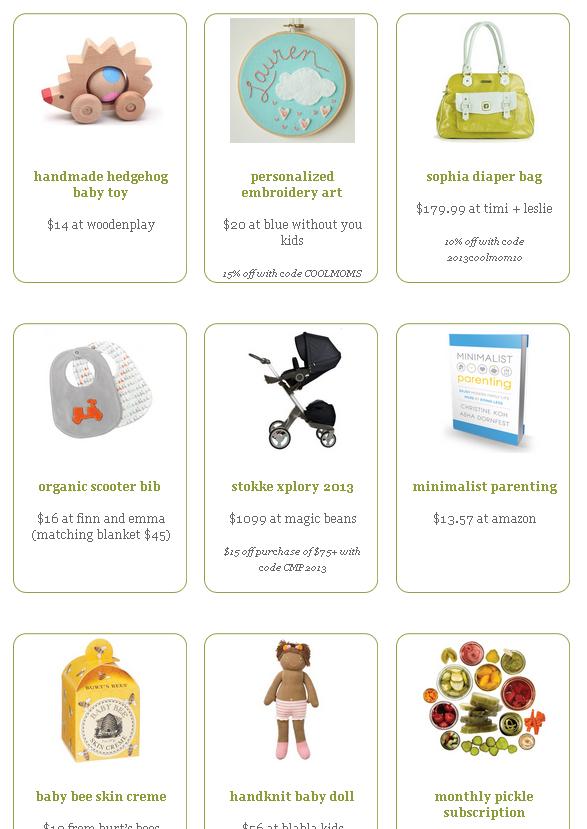Cool Mom Picks 2013 Baby Shower Gift Guide New York Family Magazine