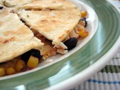 black-bean-corn-quesadilla