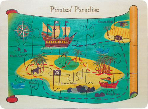 Paradise found: Pirate-themed puzzle is a treasure