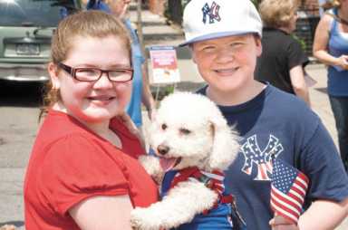 A red, white, and blue celebration at Huguenot Library