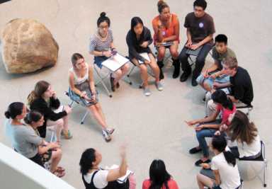 Teen writing workshop at Guggenheim