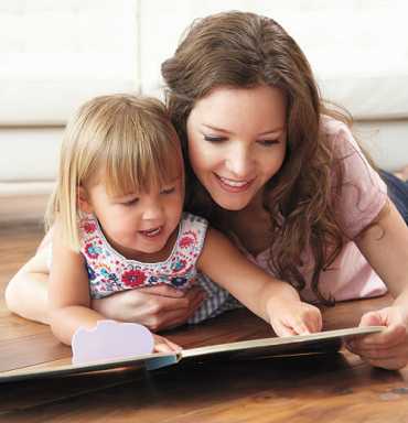 Learning to read is a natural process that begins at birth