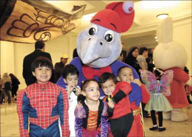 Family party and Halloween frolics