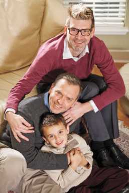 Gay families — a more familiar sight