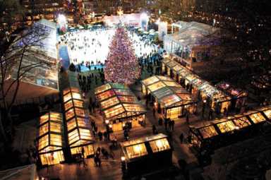 Strap on your skates and visit the Village