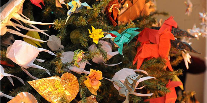 The Origami Tree at AMNH