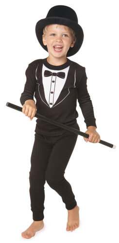 Tuxedo pjs top