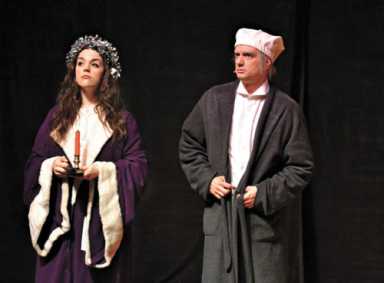Ebenezer Scrooge visits the College of Staten Island