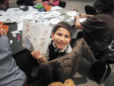 Children learn through hands-on activities