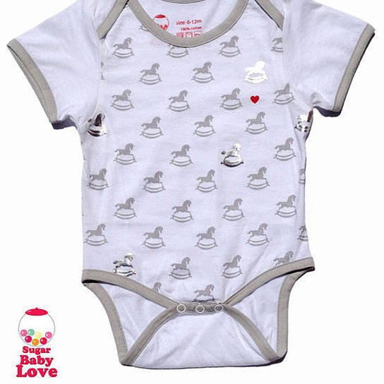 silver-foil-rocking-horse-baby-onesie