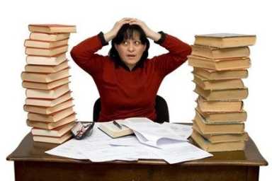 mom studying