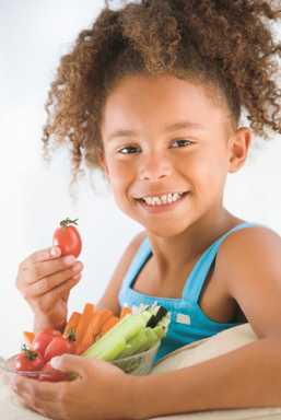 City kids lighten up and eat their veggies