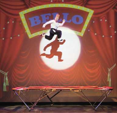 That zany clown is back again and taking center stage