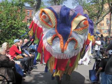 Families enjoy a day of song, spoken word, and a parade
