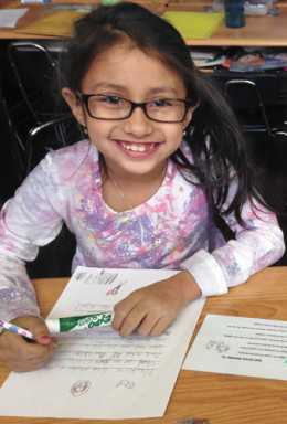 PS 122 essay contest winner in a class of her own