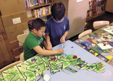 Learning about creative reuse through Materials for the Arts
