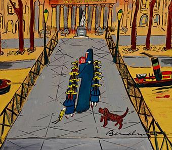 "Madeline in New York: The Art of Ludwig Bemelmans" opens this weekend. Photo from nyhistory.org