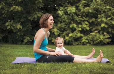 Stretch, breathe, relax at Wave Hill