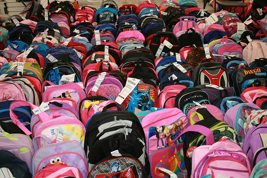 10 Lots of Backpacks