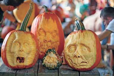 Ghastly ghouls await you at the Haunted Pumpkin Walk