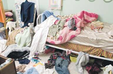Tornadoes and other hazards of slobby teens