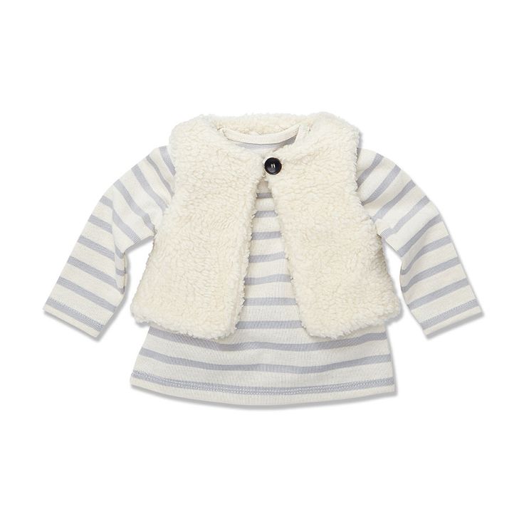 Marie-Chantal Faux Shearling Gilet