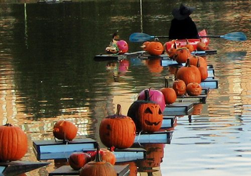 Central Park Halloween Parade and Pumpkin Flotilla