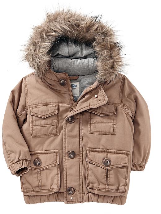 Old Navy Hooded Canvas Jacket for Baby Boy