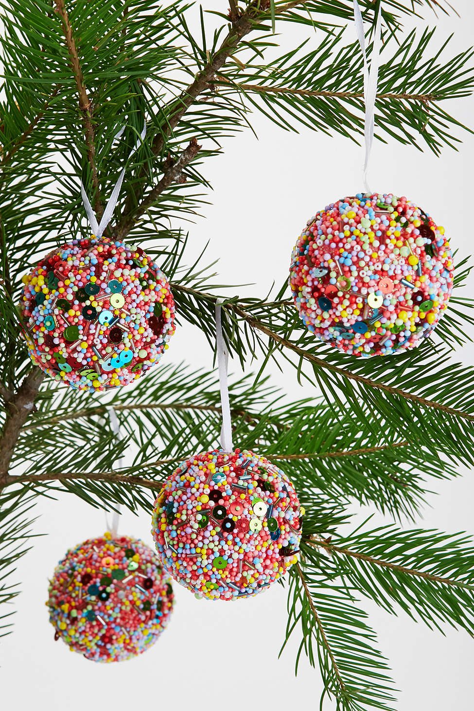Sprinkles Ball Ornament Set