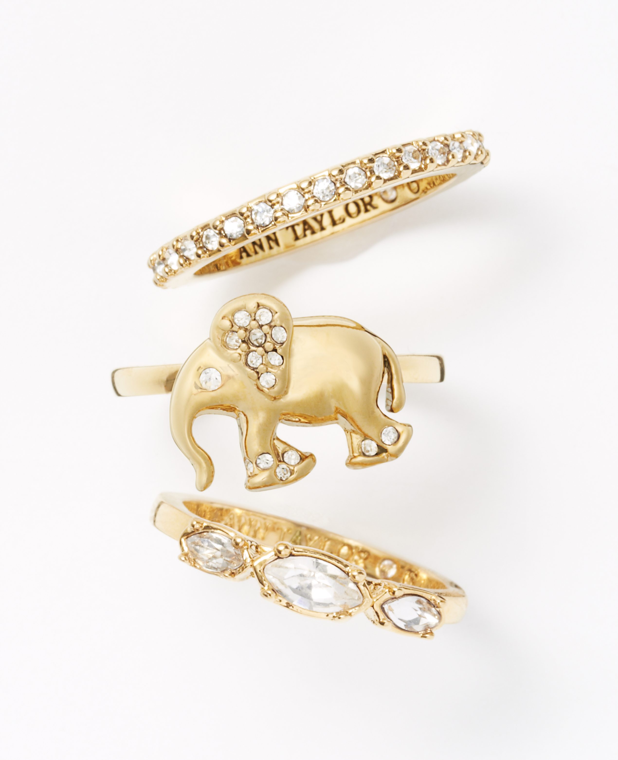 Ann Taylor Limited Edition Elephant Charm Jewelry Collection
