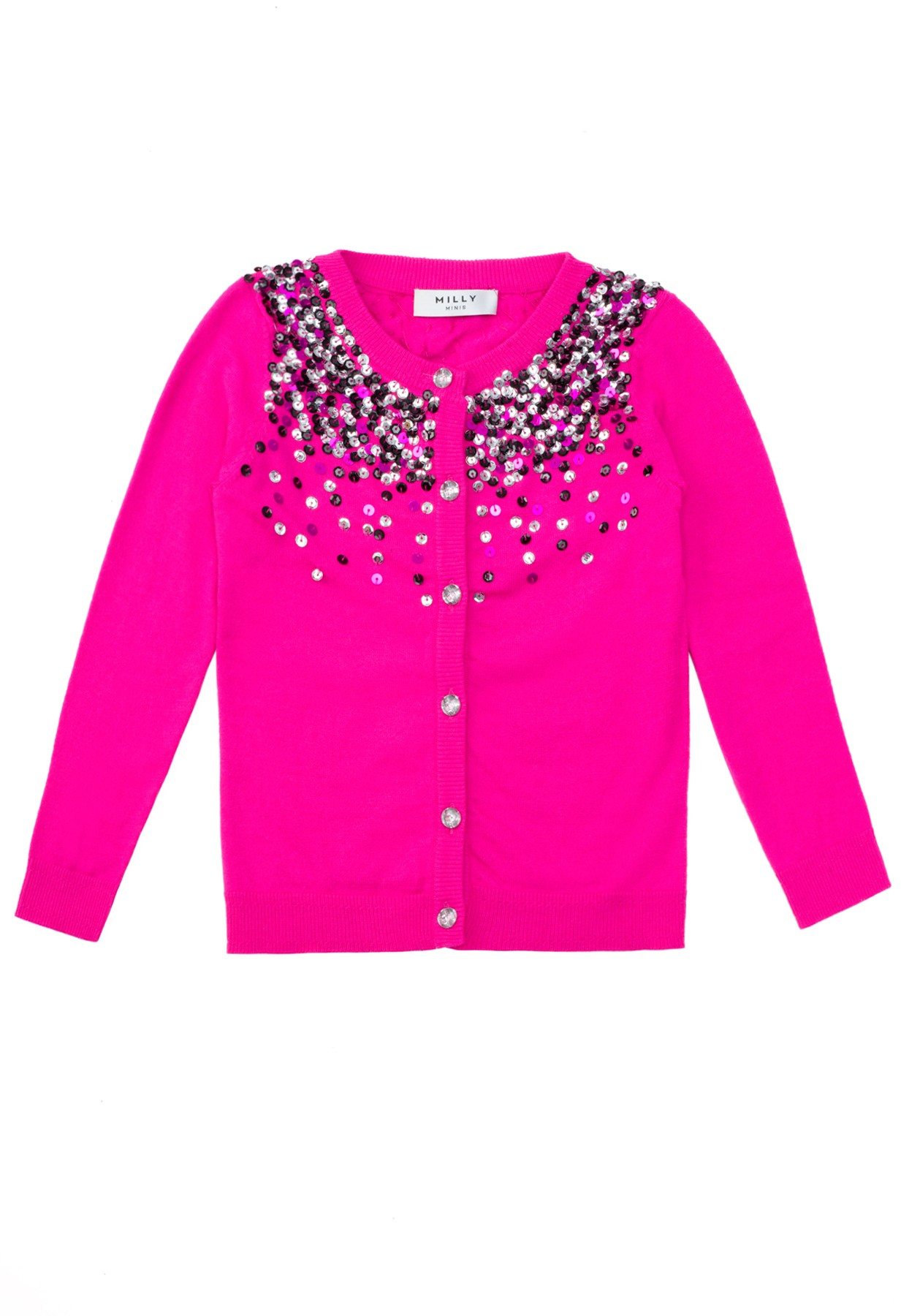 MILLY's Minis Ombre Sequin Cardigan 