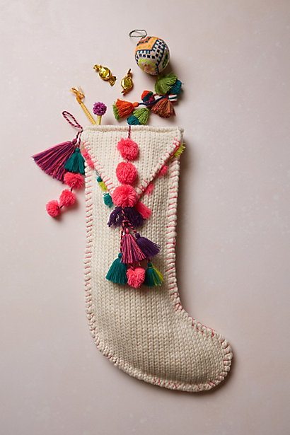 Pom Tassel Stocking