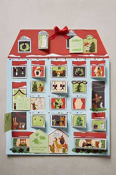 Anthropologie Home for the Holidays Advent Calendar