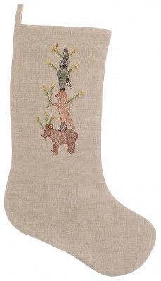 Animal Tree Large Stocking