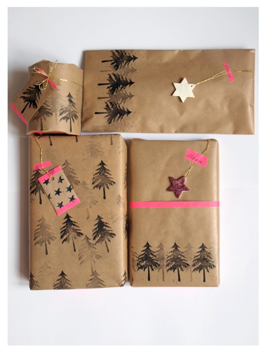 Homemade Wrapping Paper