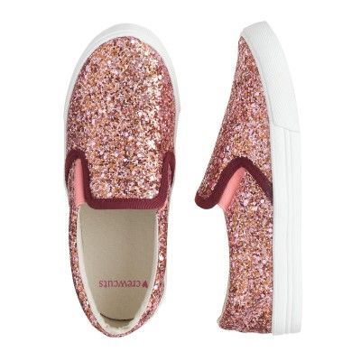 J.Crew Glitter Slip-On Sneakers