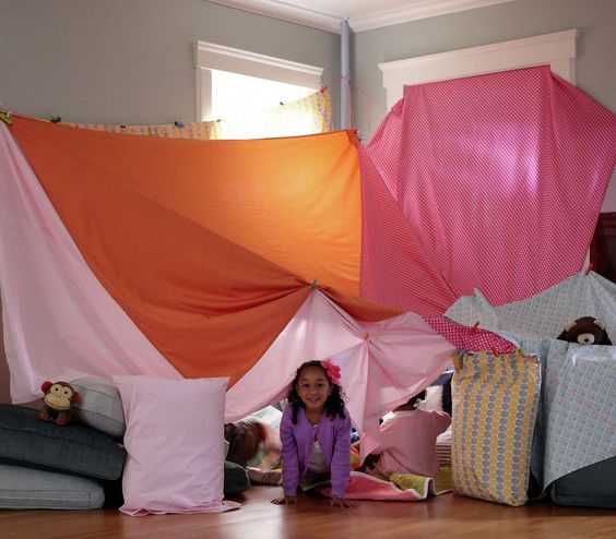 Make a blanket fort 