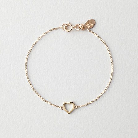 Gold Heart Bracelet from Steven Alan Kids
