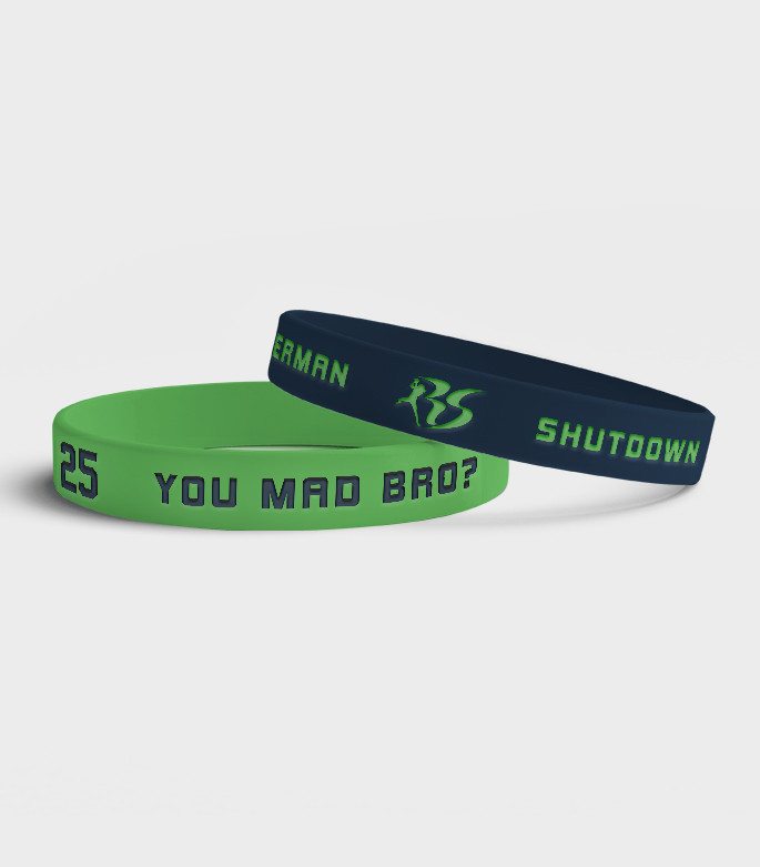 Richard Sherman 25 Wristbands