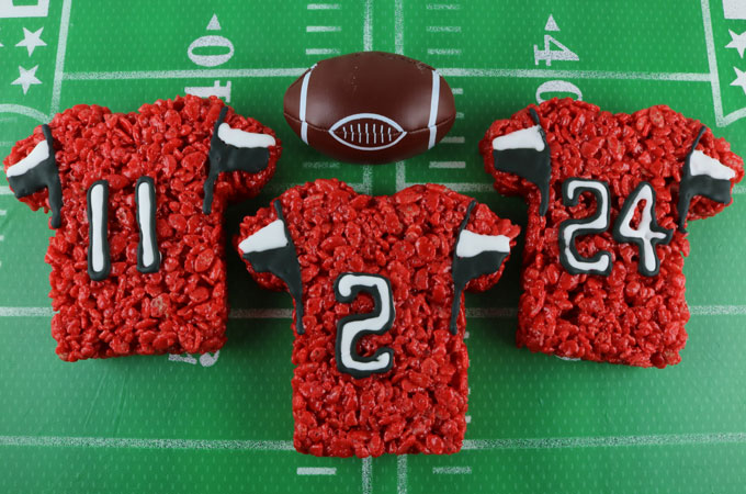 Atlanta Falcons Rice Krispie Treats