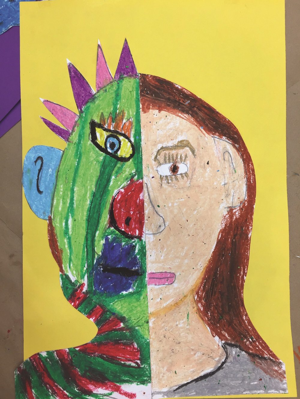 Picasso Self-Portrait (from Kids at Art)