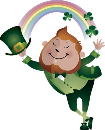 Leprechauns, pots of gold, and clovers